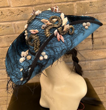Blue black tricorn for sale  PETERBOROUGH