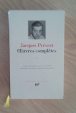 Pléiade jacques prevert d'occasion  Montargis