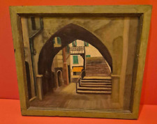 Vintage oil canvas for sale  BEDFORD