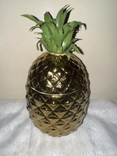 Gold ceramic pineapple for sale  STOKE-ON-TRENT