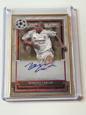 Usado, 2020-21 Topps Musuem Collection UEFA Gold Framed autografado vermelho Roberto Carlos 25/04 comprar usado  Enviando para Brazil