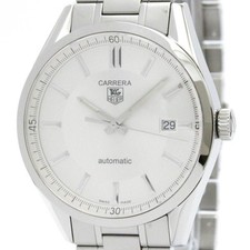 Relógio masculino automático polido TAG HEUER Carrera calibre 5 aço WV211A BF581634 comprar usado  Enviando para Brazil