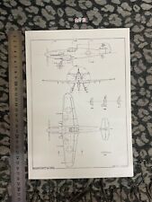 Messerschmitt plans boarded for sale  WALSALL