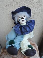 Porzellanpuppe harlekin hut gebraucht kaufen  Schifferstadt