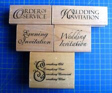 Craft stamps. bundle.wedding for sale  NEWARK