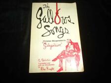 The Gallows Songs CHRISTIAN MORGENSTERN'S Galgenlieder A selection Max Knight comprar usado  Enviando para Brazil