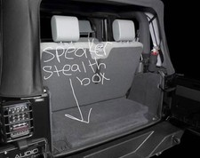 JL Audio Stealthbox subwoofer e suporte de amplificador 2007-up Jeep Wrangler varejo 1399 comprar usado  Enviando para Brazil
