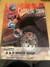 Catálogo 2000 Piezas Y Accesorios B&P Speed Shop segunda mano  Embacar hacia Mexico