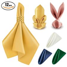 12pcs colour napkins for sale  UK
