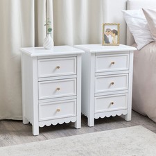 Pair scalloped drawer for sale  Shipping to Ireland