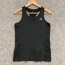 Regata Adidas feminina tamanho pequeno Au 8-10 preta sem mangas 38207 comprar usado  Enviando para Brazil