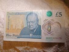 Five pound note for sale  SHANKLIN