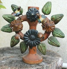 Antique terracotta candle d'occasion  Expédié en Belgium
