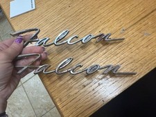 1962 1963 62 63 Ford Falcon Fender emblemas C2DB-16098-A par fabricante de equipamento original, usado comprar usado  Enviando para Brazil