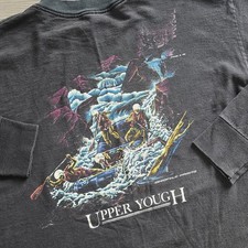 Camiseta Vintage Whitewater Rafting Upper Yough Extra Grande Caiaque Youghiogheny Nature Anos 90 comprar usado  Enviando para Brazil