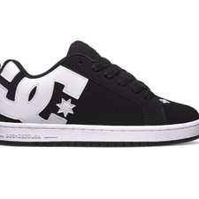 Tênis de skate unissex DC Court Graffik preto/branco palmilha acolchoada, usado comprar usado  Enviando para Brazil