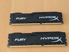 Kit HyperX Kingston FURY 16GB (2x8GB) 1866MHz DDR3 CL10 DIMM - Preto comprar usado  Enviando para Brazil
