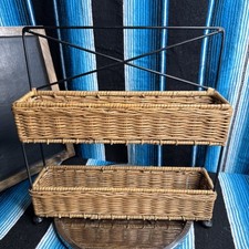 Wicker rattan tier for sale  South El Monte