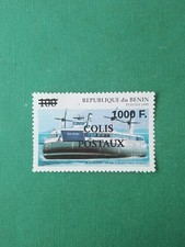 Bénin surchargé 1000f sur 100f Hovercraft Colis Postaux 2 Rangs Gras Neuf MNH, usado comprar usado  Enviando para Brazil