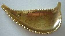 Unusual brass leaf for sale  BIGGLESWADE