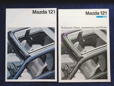 Mazda 121 brochure d'occasion  Expédié en Belgium