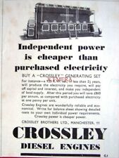 Crossley diesel engines for sale  SIDCUP