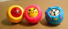 Fisher Price Roll a Round Balls Changing Faces 1994 Azul Rosa Amarelo P12 comprar usado  Enviando para Brazil