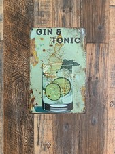 Insegna metallo gin usato  Settingiano