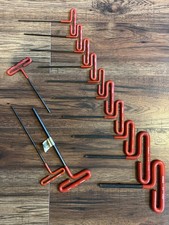 Conjunto completo de 10 chaves Allen EKLIND SAE almofada aderência hexagonal alça T, plus (3 grátis) comprar usado  Enviando para Brazil