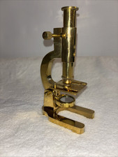 Solid brass microscope for sale  Plainfield