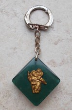 Chaveiro antigo ST CHRISTOPHER CALTEX França vintage verde década de 1960 antigo comprar usado  Enviando para Brazil