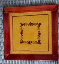 Prato quadrado Terre e Provence cerâmica francesa esmaltado floral 14,5 polegadas comprar usado  Enviando para Brazil