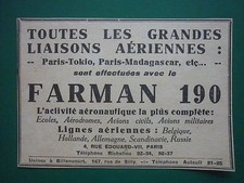 1931 pub avion d'occasion  Yport