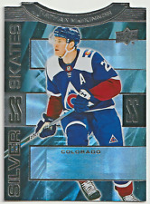 2023-24 Upper Deck (Estendido) "Silver Skates" Inserção SP # SS-36 Nathan McKinnon! comprar usado  Enviando para Brazil