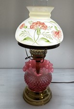 Vtg fenton lamp for sale  Onancock
