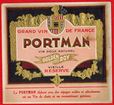 Etiquette dorée vin d'occasion  Dijon