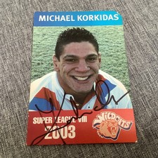 Signed michael korkidas for sale  LEEDS
