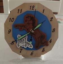 Orologio bimbo legno usato  Naro