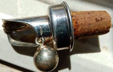 Silver plated corked for sale  HORSHAM