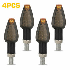 4x Luz de pisca-pisca indicadora de seta LED preta motocicleta 12V para Honda Harley comprar usado  Enviando para Brazil