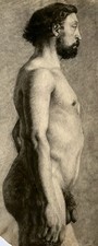 Dessin ancien homme d'occasion  Belleville