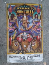 Plakat circus roncalli gebraucht kaufen  Rosbach v. d. Höhe