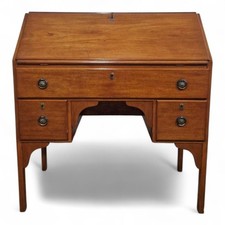 Antique mahogany kneehole for sale  BLYTH