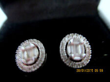 Boucles oreilles diamants d'occasion  Brest