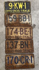 Lot old license for sale  Bloomdale