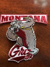 Usado, University Of Montana Grizzlies "Remendo de ferro bordado GRIZ 3,5" x 3". comprar usado  Enviando para Brazil