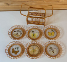 Vintage butterfly coasters for sale  UXBRIDGE