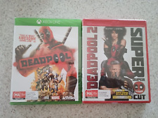 DEADPOOL XBOX ONE JOGO LACRADO AUS LANÇAMENTO & DEADPOOL 2 BLU RAY SUPER DUPER CUT comprar usado  Enviando para Brazil