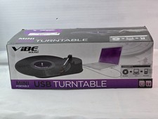 Mini toca-discos portátil USB toca-discos MP3 vibração som música áudio vintage comprar usado  Enviando para Brazil