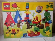 Vintage Lego Duplo 2438 Big Western Set (Indianerdorf) NEU und originalverpackt na sprzedaż  Wysyłka do Poland